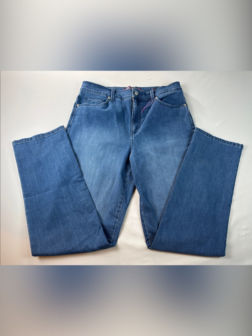 Gloria Vanderbilt Amanda Jeans Size 12 Classic Straight-Leg Jeans